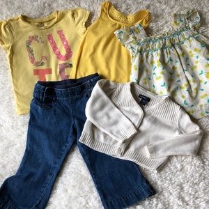 Bundle of Baby Gap girls clothing